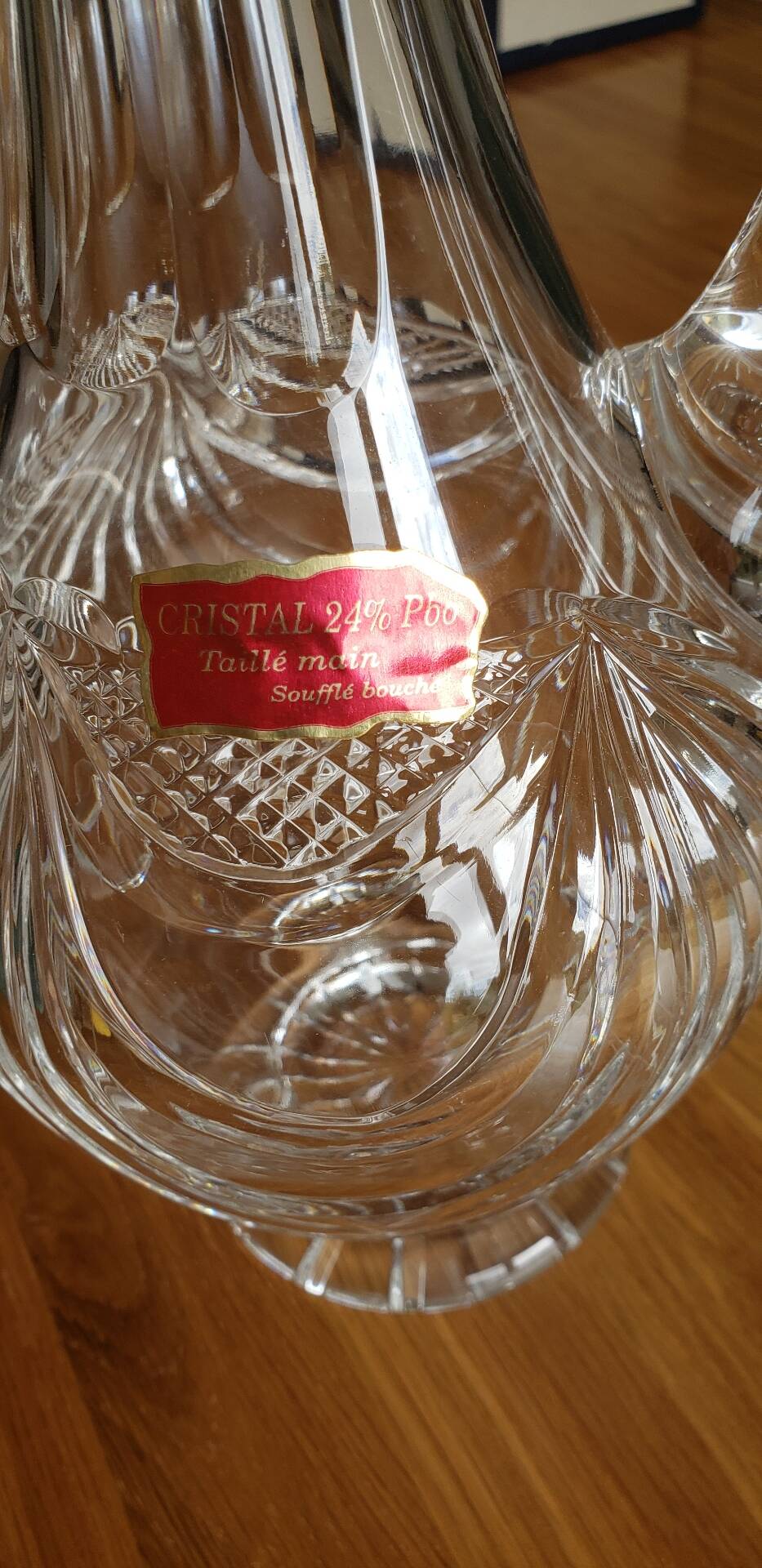 Crystal carafe from Lorraine