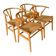 CH24 Wishbone chairs by Hans Wegner for Carl Hansen - set of 4