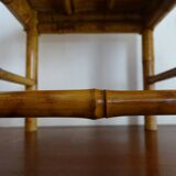 Bamboo stool 1960 vintage