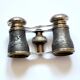 Hunting binoculars or old theater in brass and chrome