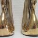 Pair of bookends vintage brass swans