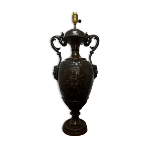 Pied de lampe en bronze