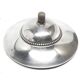 Art Deco sugar bowl, silver-plated brass, Germany, 1930s