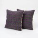 Set of 2 vintage kilim cushion covers 41x41 cm