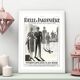 Vintage poster 30s Beautiful Gardener 30x40cm frameless