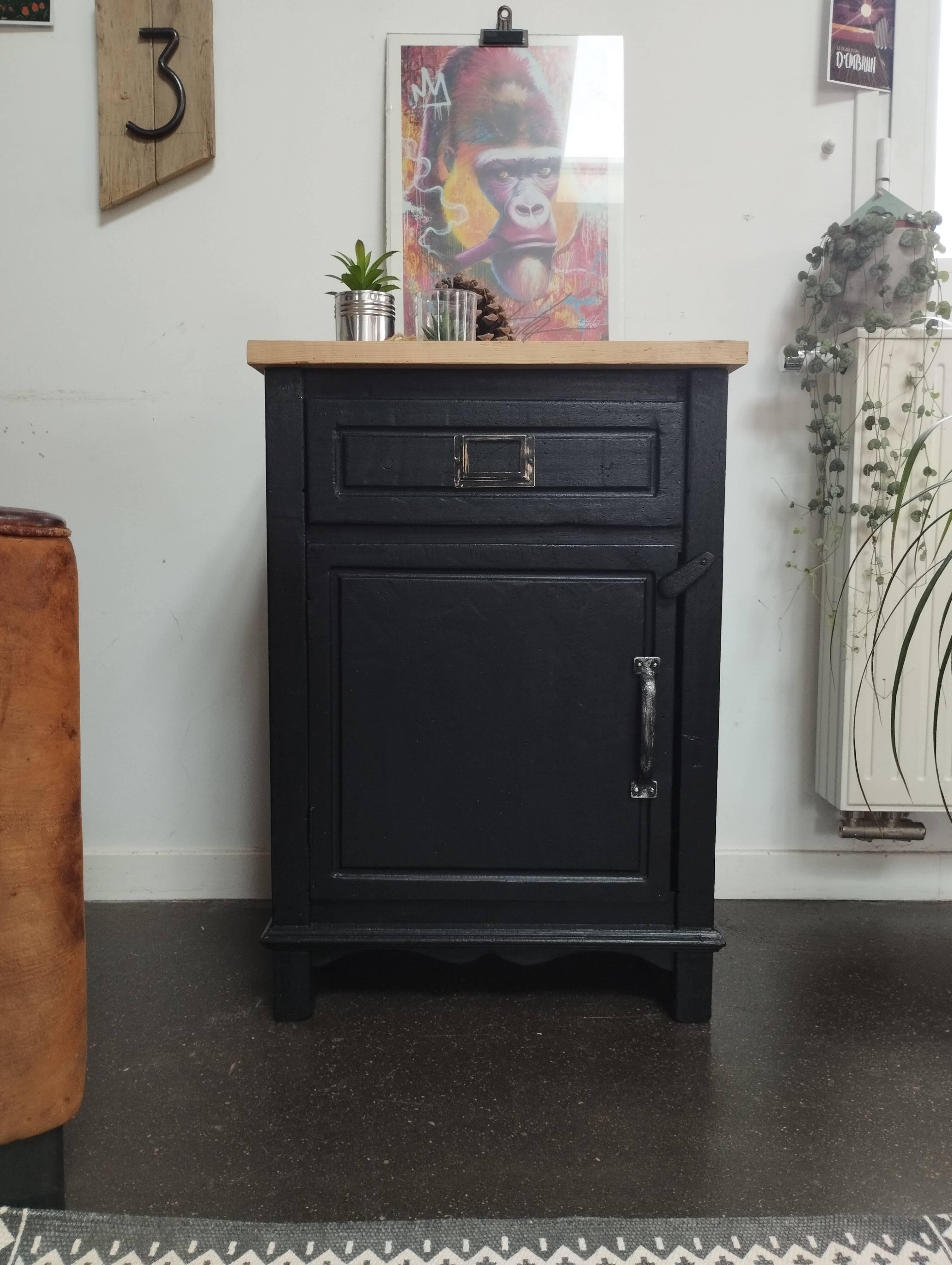 Small black vintage furniture