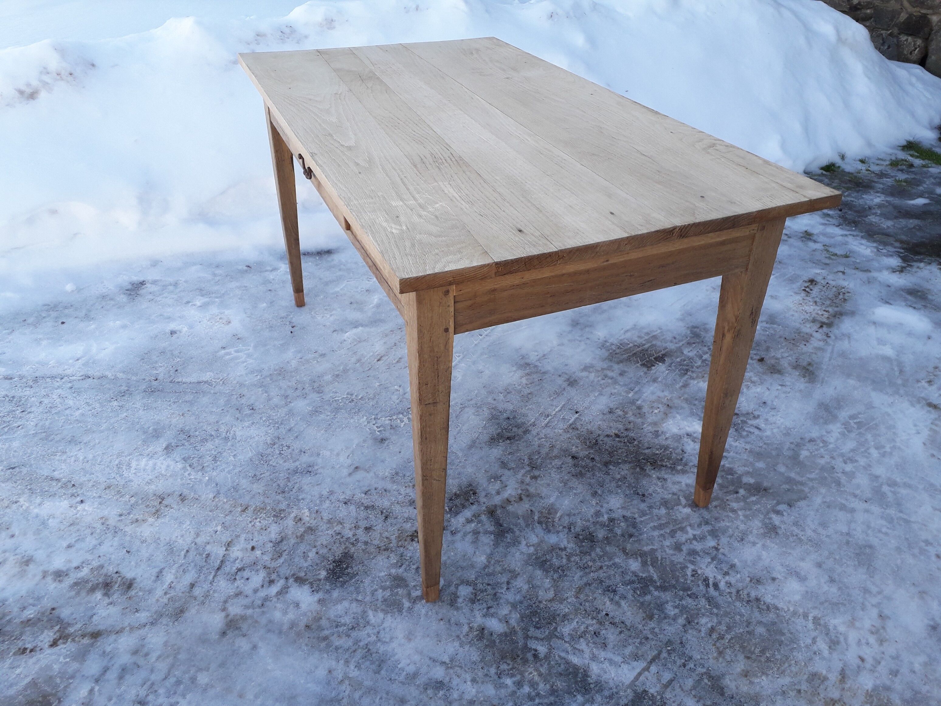 Old farmhouse table 140 cm