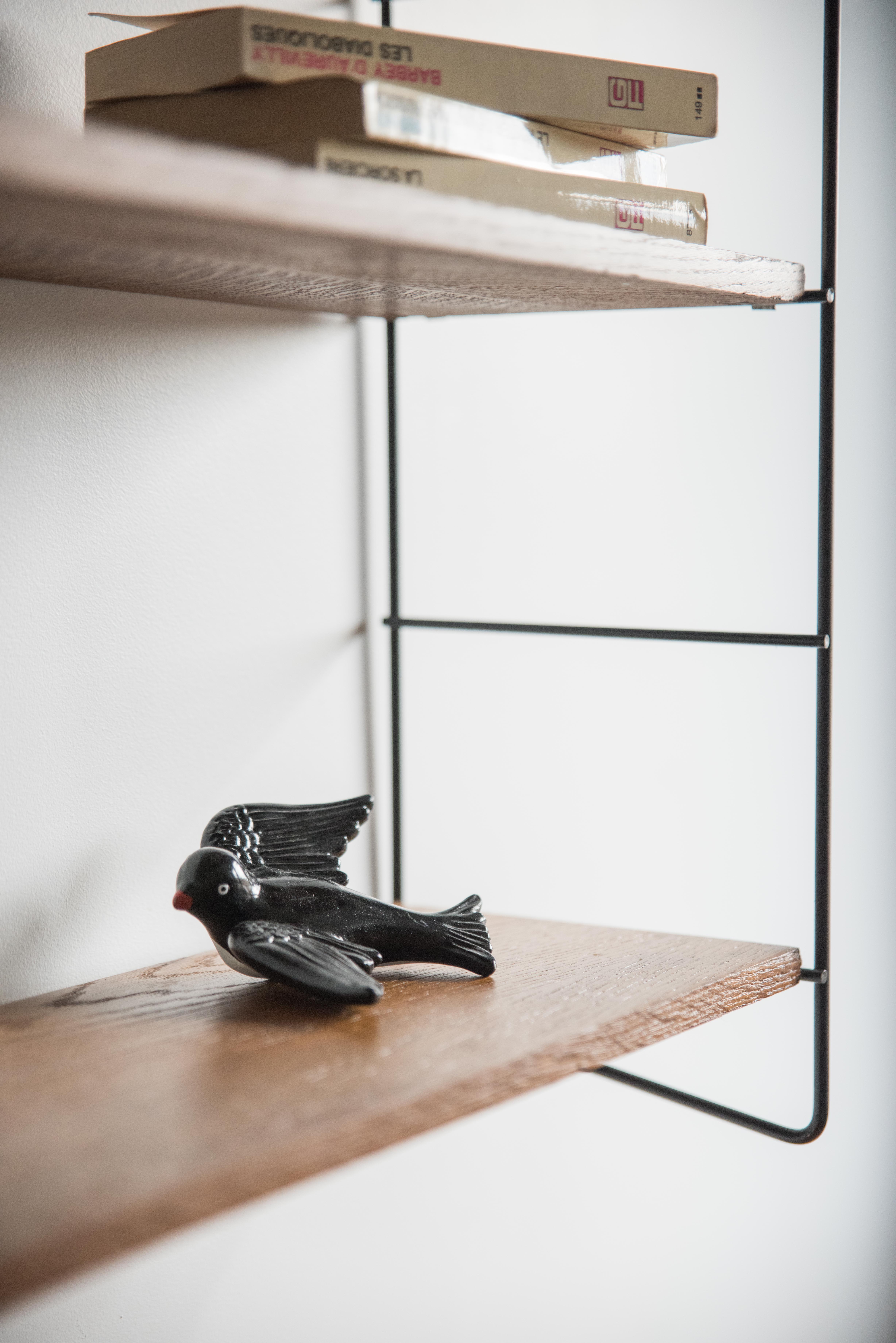 Shelf wood and metal