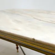 Vintage coffee table in 1970s neoclassical style.