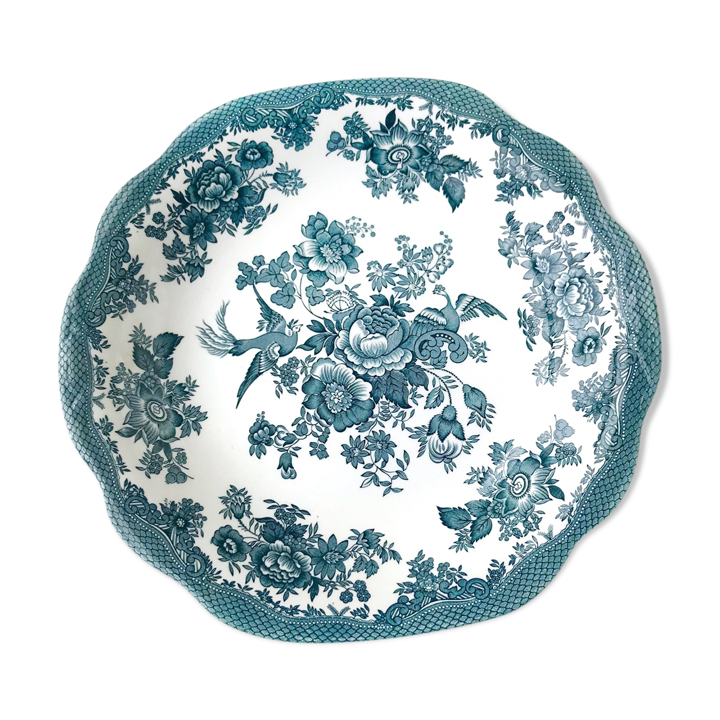 assiette-enoch-wedgwood-asiatic-pheasants-selency