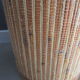 Vintage basket in bamboo and straw