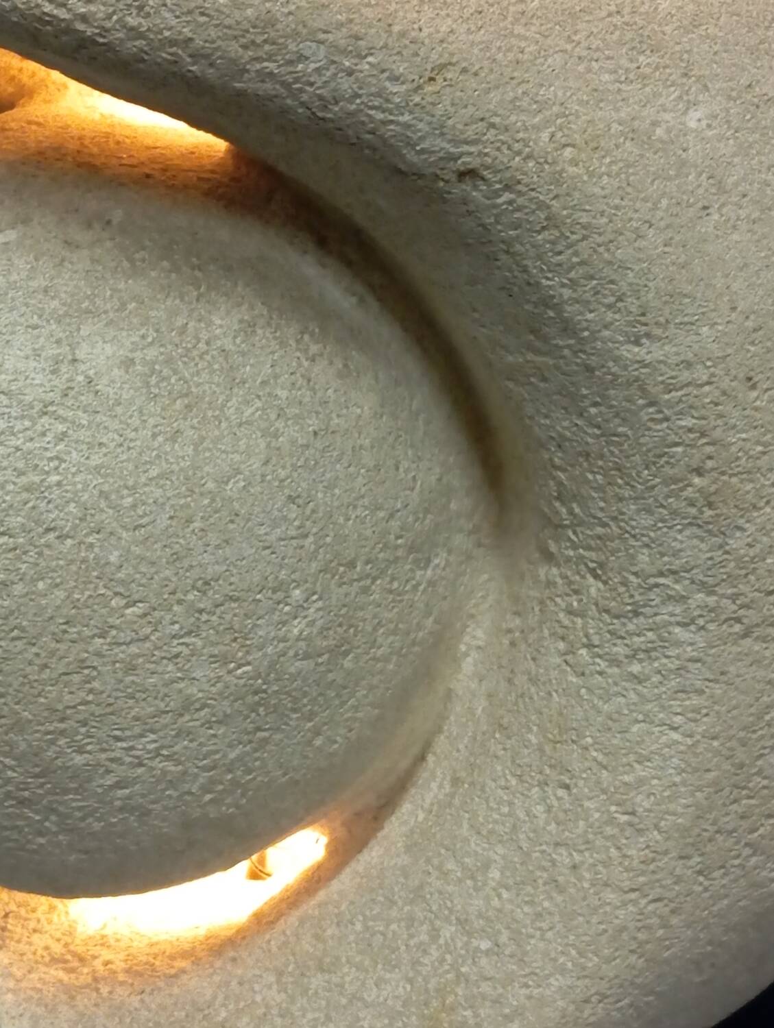 Natural stone lamp from the 70s Albert Tormos