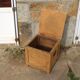 Small antique wooden chest – sandblasted