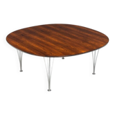 Table basse Superellipse de Piet Hein et Bruno Mathsson, Fritz Hansen, Danemark, 1968.