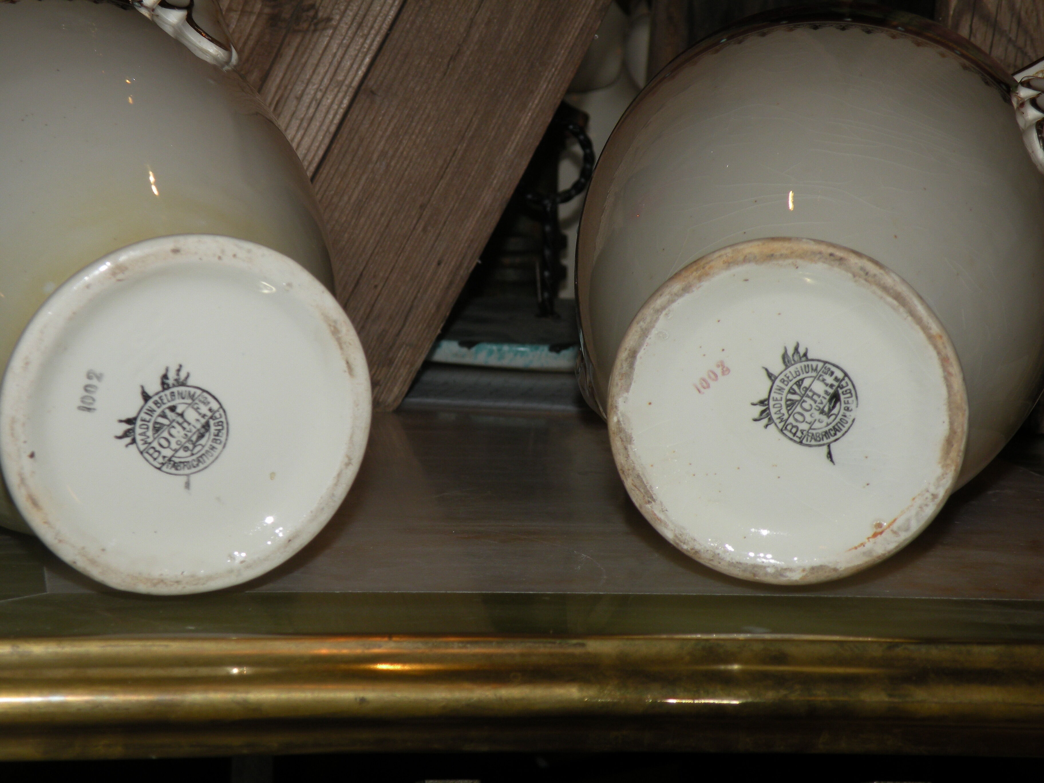 Belgian earthenware trim Boch La Louvière year 1930, 1940