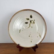 Plat rond / Plat à gateau  "La Colombe", 1950/60, Madeleine Brault