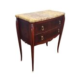 Art Deco dresser, siguiendo JE Ruhlmann, wood and colors, 40's - France