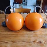 Pair of vintage erco dmi pendants or wall lights