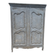 Old cabinet 18th century painted patinated