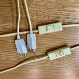 Pair of modular wall lights Scandinavian design 1950.