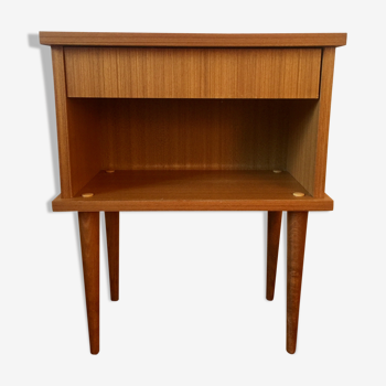 50s bedside table with drawer