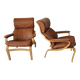 Pair of vintage Scandinavian armchairs