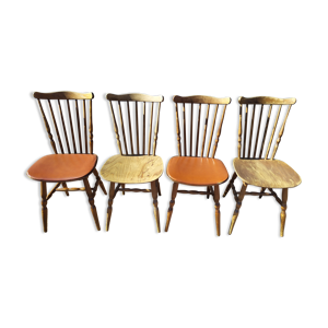 lot de 4 chaises de bistrot