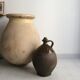 Old terracotta jug glazed Provençal