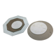 Pair of "kinetic" mirrors, France, circa 1970