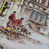 Gien Ludlow plate, hunting scene