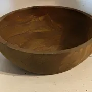 Large vintage solid wood bowl – Catch-all – Centrepiece – 3