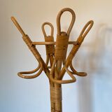 Bamboo parrot coat holder, 1970