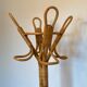 Bamboo parrot coat holder, 1970