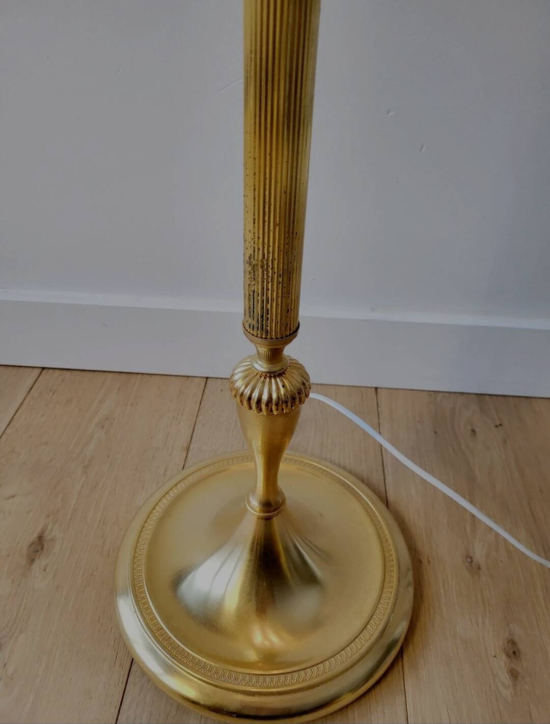 Hollywood regency vloerlamp, pineapple tree, Boulanger 1970