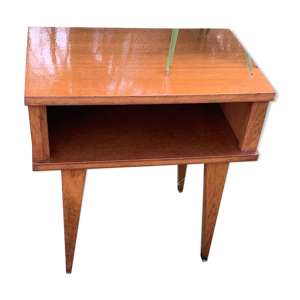 chevet vintage rotin