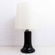 Limburg lamp base in black glass