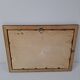 1960s Czechoslovak Mid-Century Wooden Mirror with Graphic Frame Detail