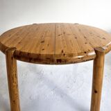 Extendable pine dining table by Rainer Daumiller
