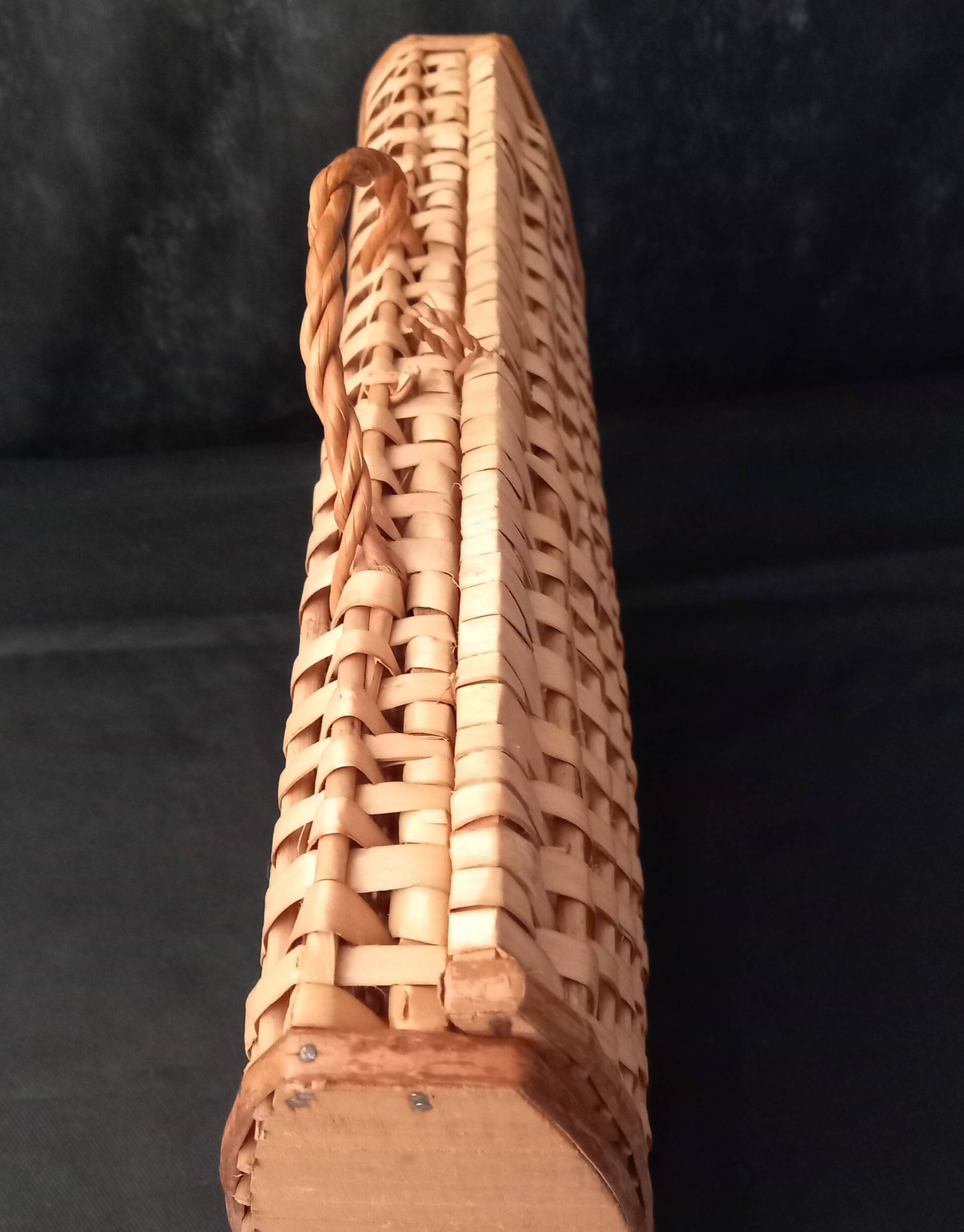 Wicker storage box