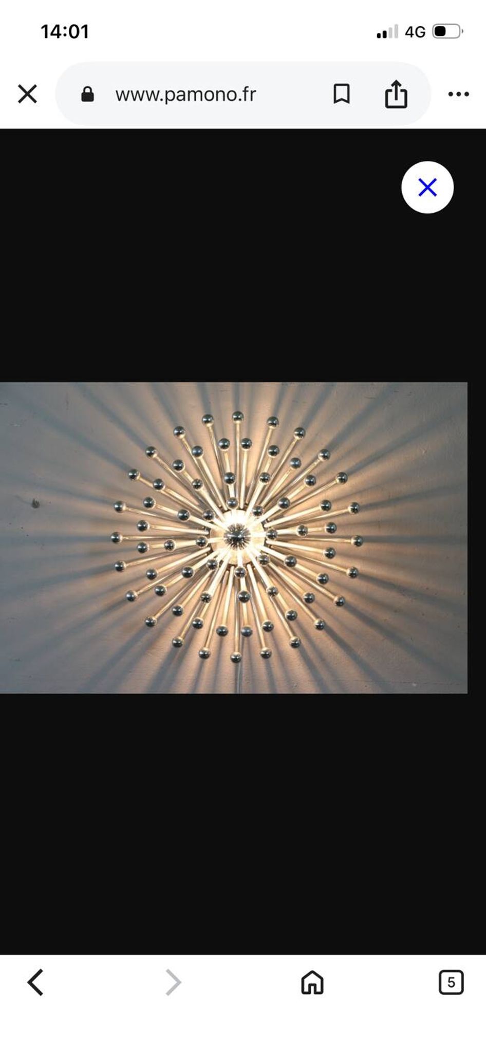 Lampe applique Valenti