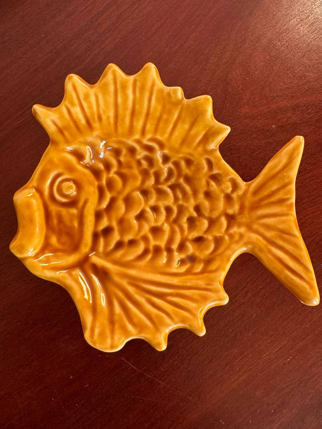 Ceramic fish emptier from the 60s