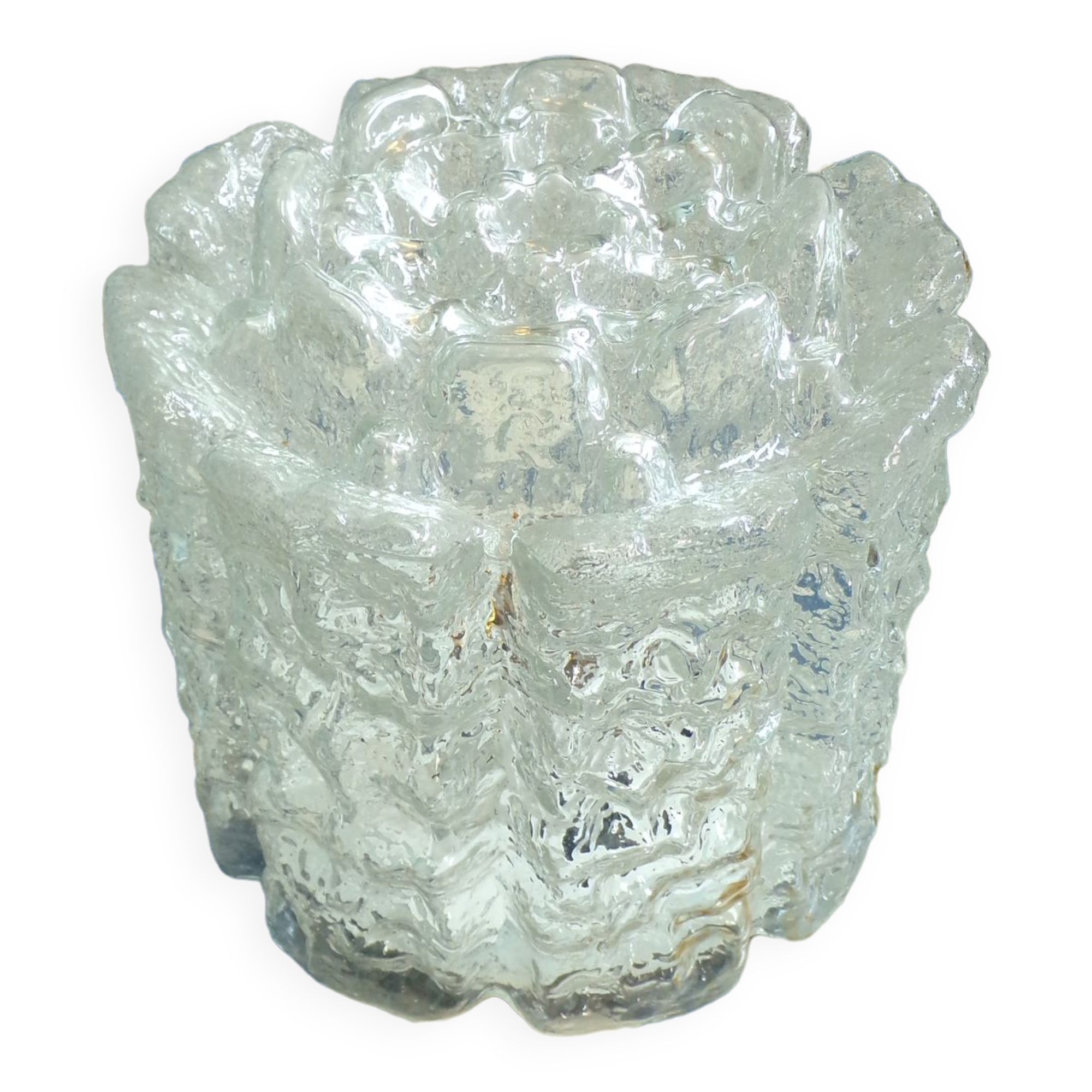 Limburg ceiling lamp in moulded pressed glass