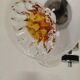 Vintage Mazzega Murano Glass Chandelier: Mid-Century Italian Pendant Light