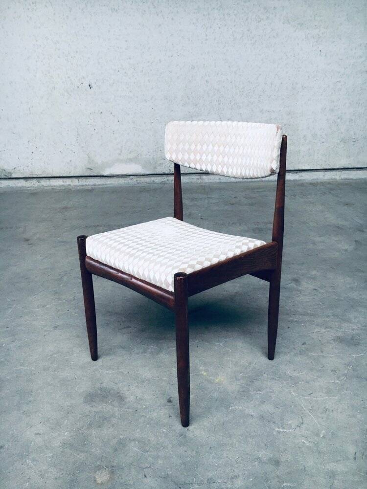 Mid-Century Scandinavian Teak Dining Chair Set, 1960s, Set of 6