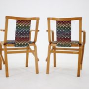 1970s Set of Two Rare Armchairs by Ton, Czechoslovakia