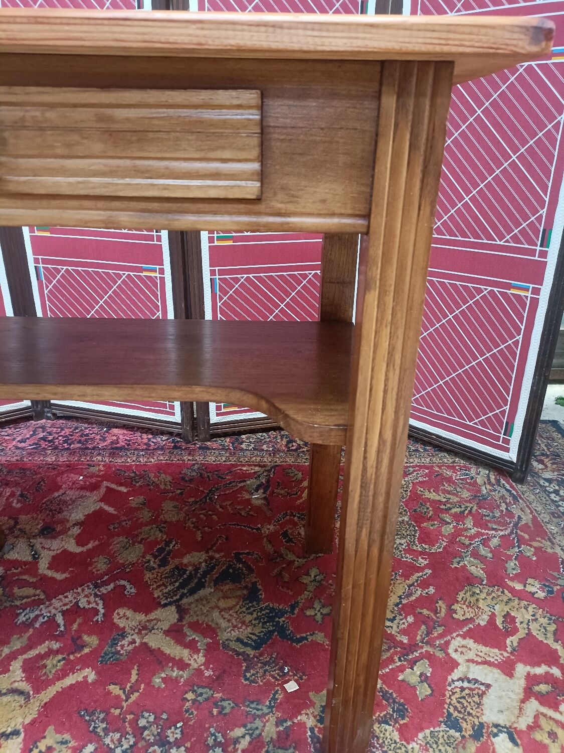 Vintage pine toilet table