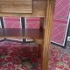 Vintage pine toilet table