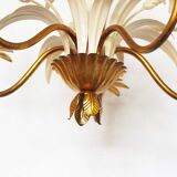 Gilt ‘Sheaf of wheat’ Chandelier by Hans Kögl