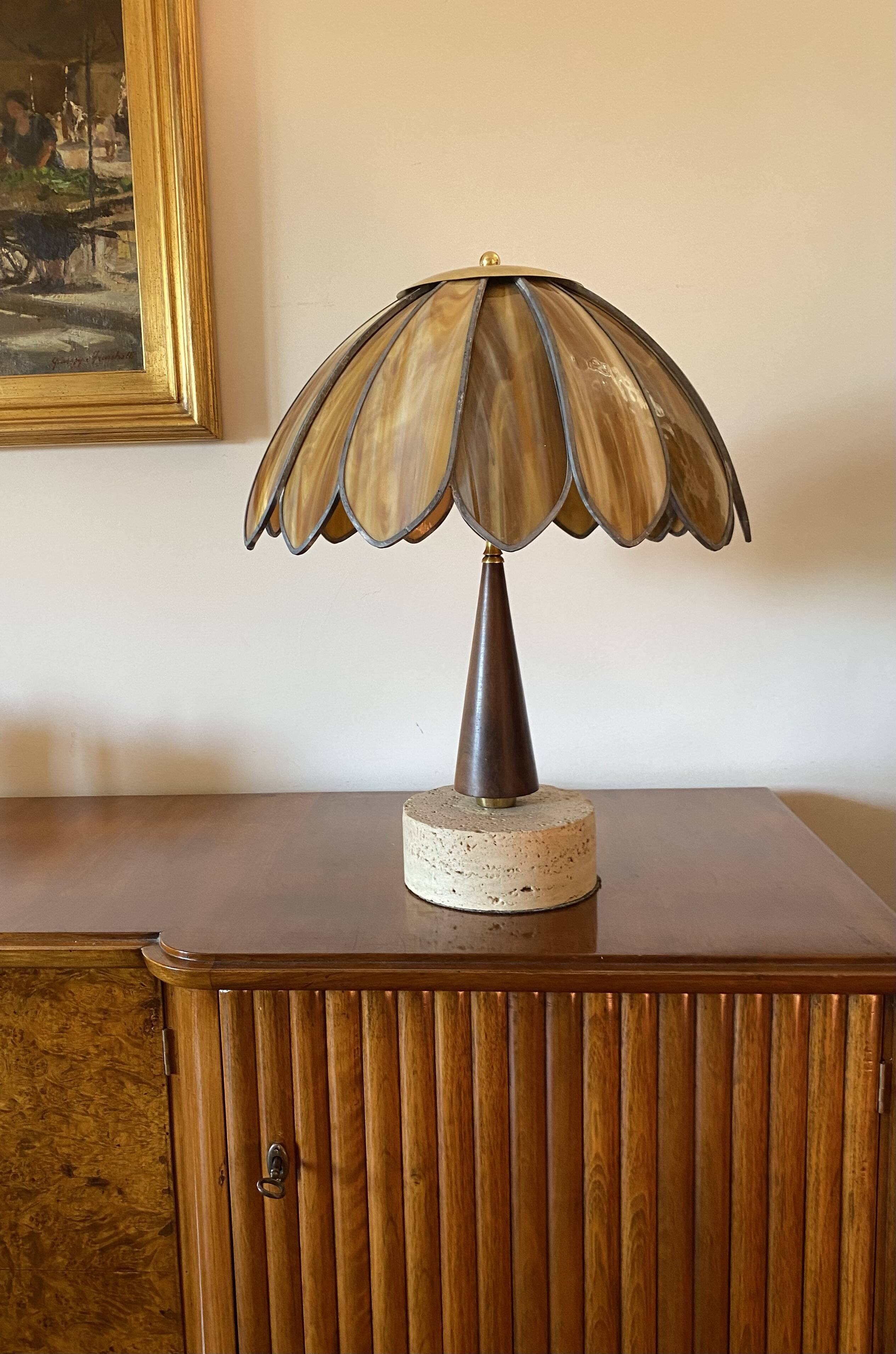 Hollywood regency important table lamp, Italy 1970 ca.