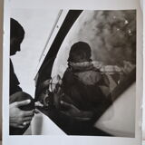 Anonymous film photo airplane pilot circa 1970